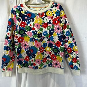 Boden floral sweatshirt women’s medium preloved no signs of wear